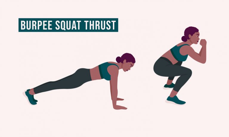 What Is A Squat Thrust Benefits And Technique • Gympion 