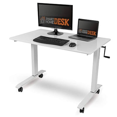 Crank Adjustable Height Standing Desk 48 in