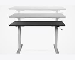 You may earn Desks With Manual Height Adjustment for more affordable price